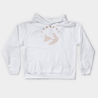 Moon phases Kids Hoodie